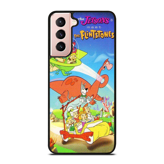 JETSONS MEET FLINTSTONES CARTOON SERIES Samsung Galaxy S21 Case Cover