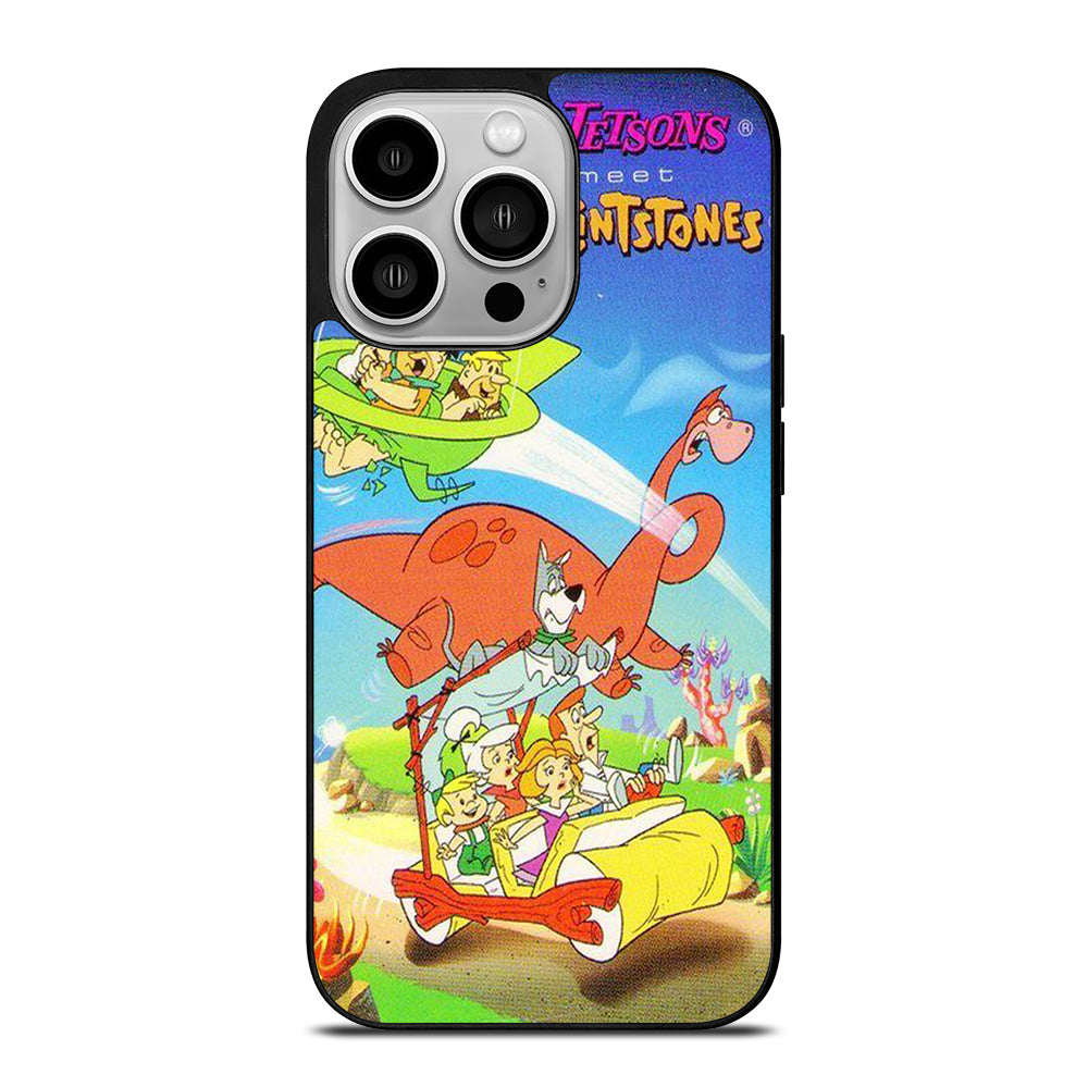 JETSONS MEET FLINTSTONES CARTOON SERIES iPhone 14 Pro Case Cover