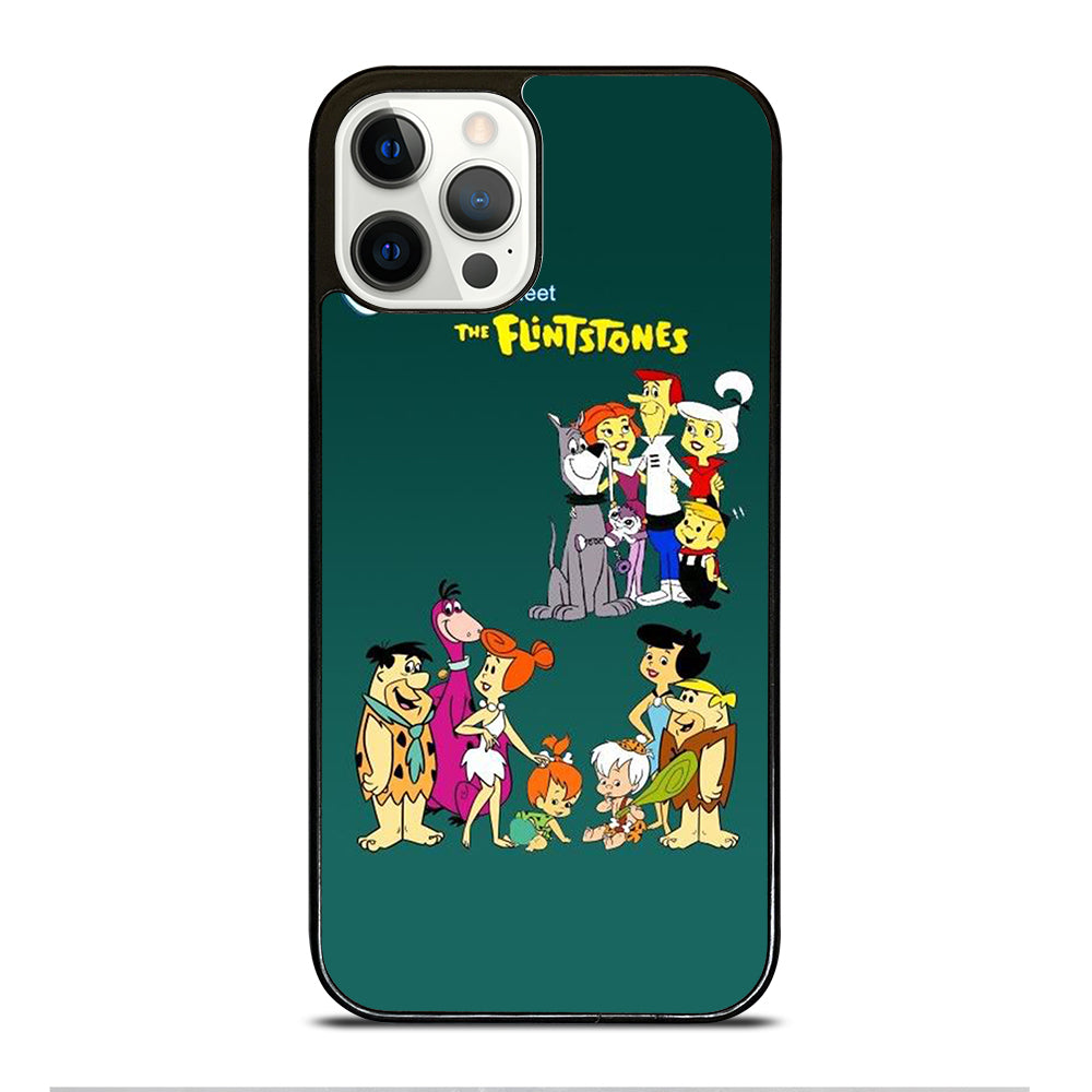 JETSONS MEET FLINTSTONES CHARACTER iPhone 12 Pro Case Cover