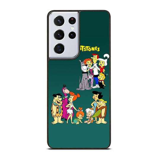JETSONS MEET FLINTSTONES CHARACTER Samsung Galaxy S21 Ultra Case Cover