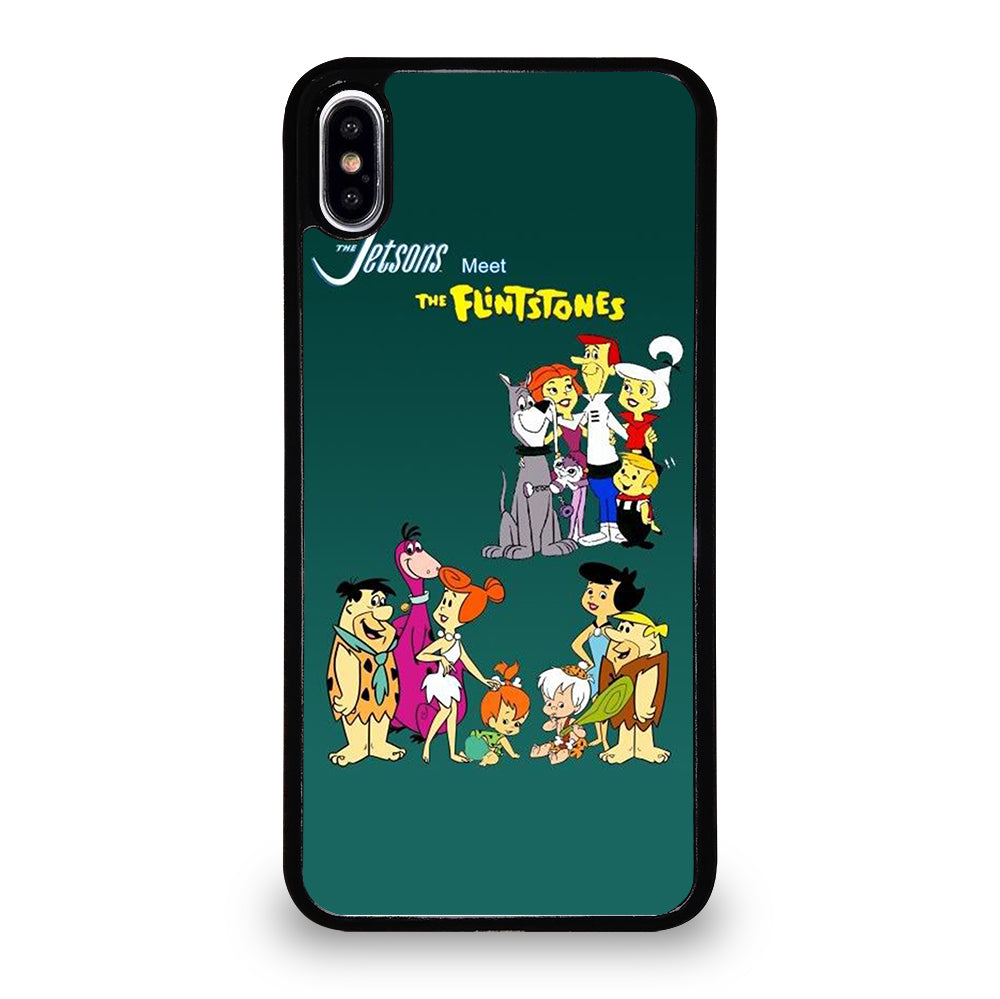 JETSONS MEET FLINTSTONES CHARACTER iPhone XS Max Case Cover