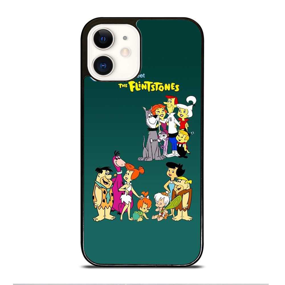JETSONS MEET FLINTSTONES CHARACTER iPhone 12 Case Cover