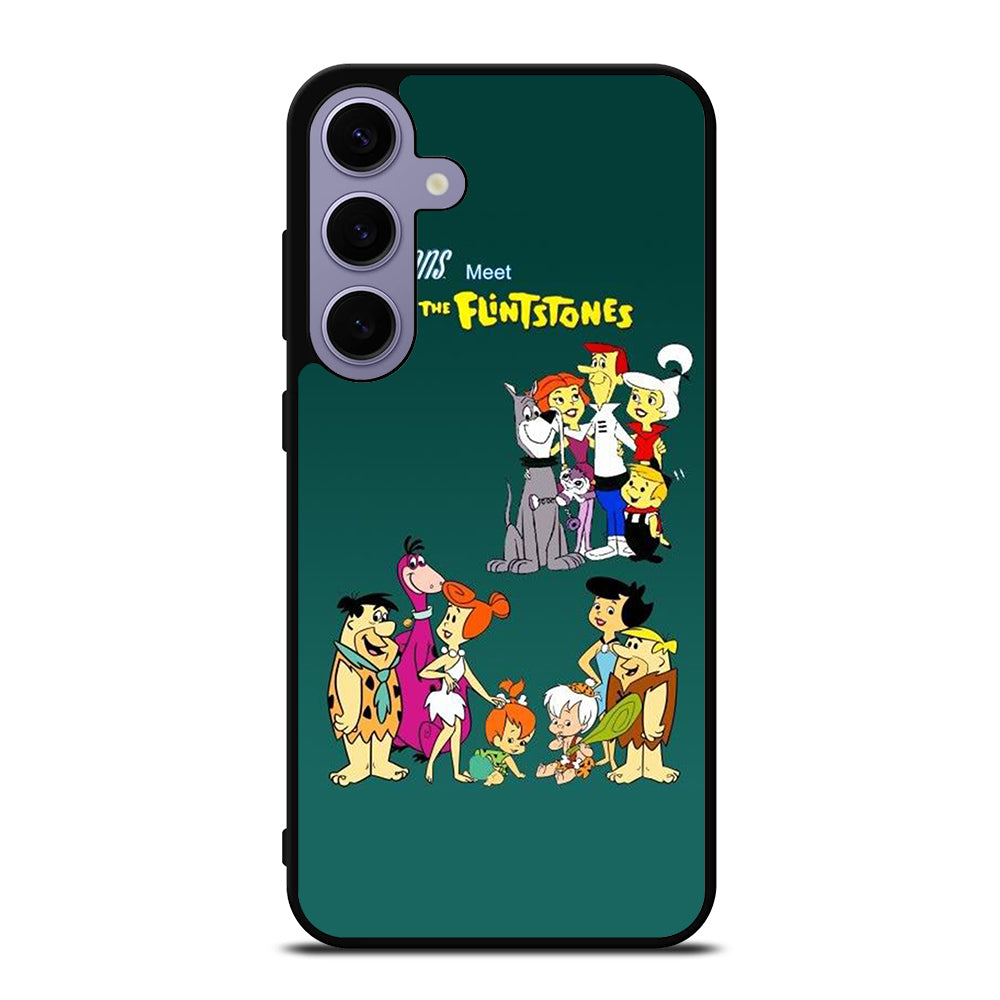 JETSONS MEET FLINTSTONES CHARACTER Samsung Galaxy S24 Plus Case Cover