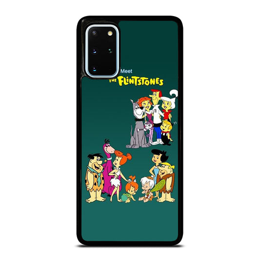 JETSONS MEET FLINTSTONES CHARACTER Samsung Galaxy S20 Plus Case Cover