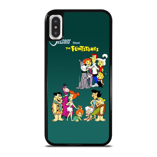 JETSONS MEET FLINTSTONES CHARACTER iPhone X / XS Case Cover