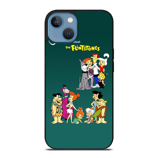 JETSONS MEET FLINTSTONES CHARACTER iPhone 13 Case Cover