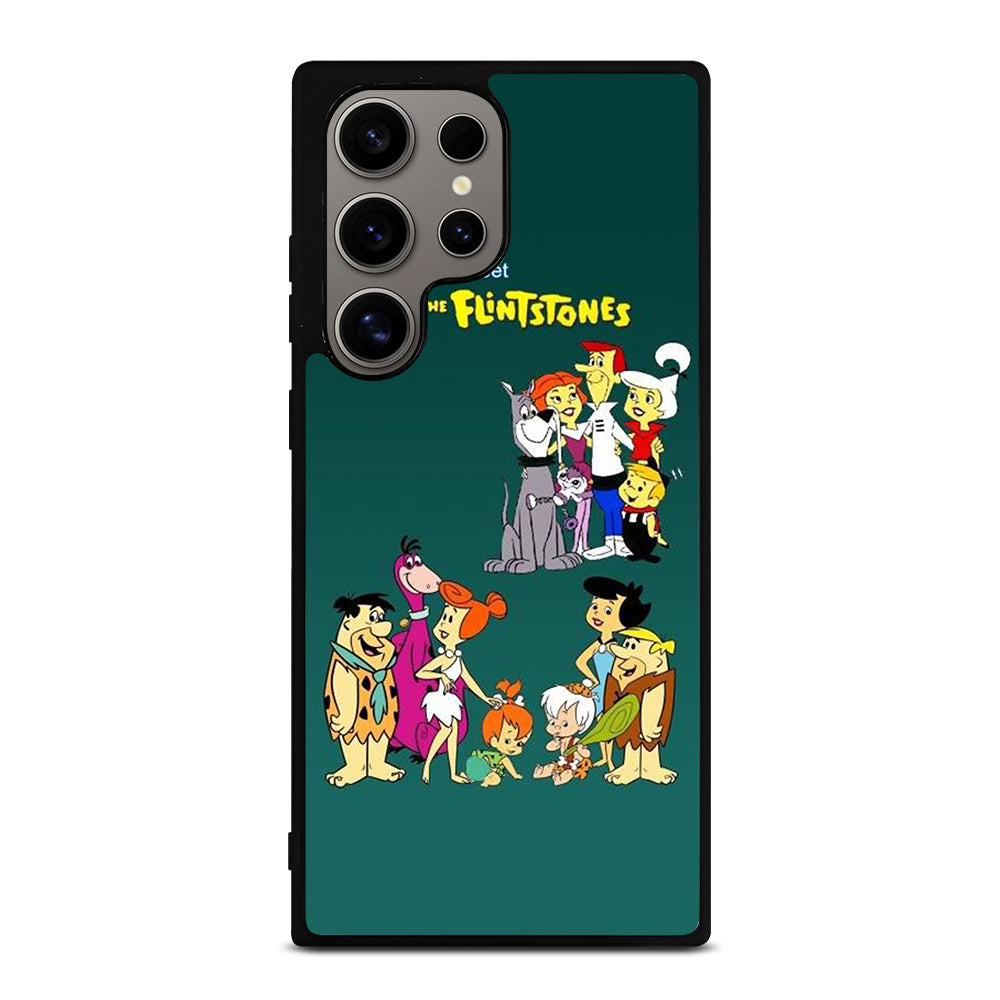 JETSONS MEET FLINTSTONES CHARACTER Samsung Galaxy S24 Ultra Case Cover