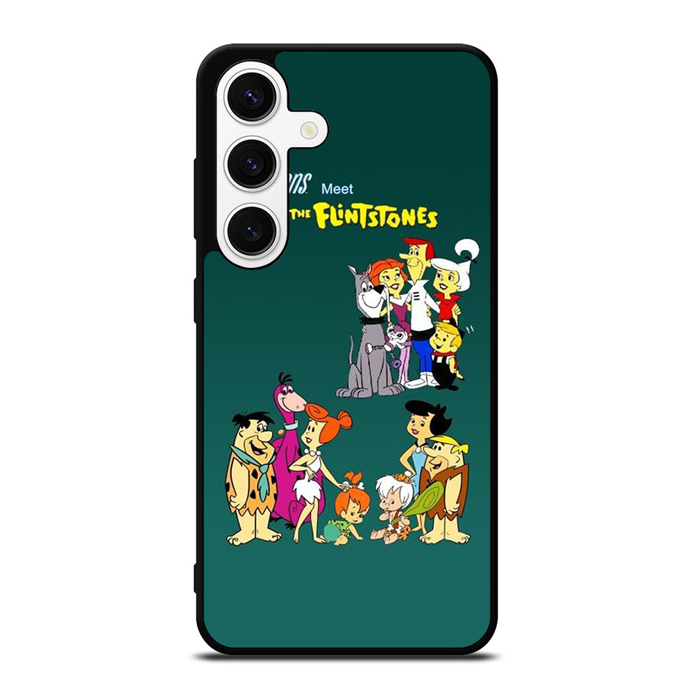 JETSONS MEET FLINTSTONES CHARACTER Samsung Galaxy S24 Case Cover