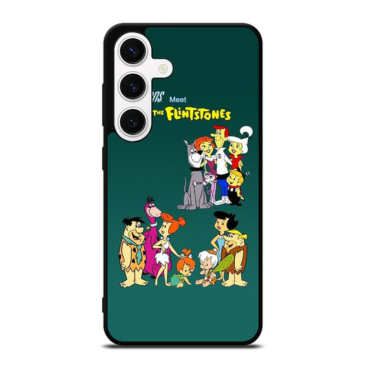 JETSONS MEET FLINTSTONES CHARACTER Samsung Galaxy S24 Case Cover