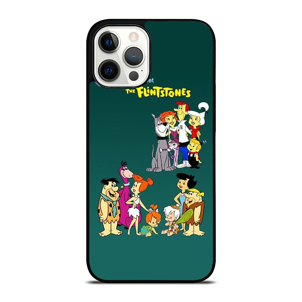 JETSONS MEET FLINTSTONES CHARACTER iPhone 12 Pro Max Case Cover