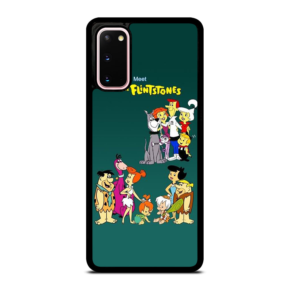 JETSONS MEET FLINTSTONES CHARACTER Samsung Galaxy S20 Case Cover