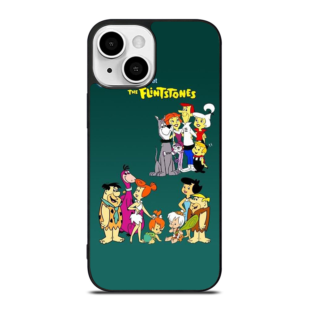 JETSONS MEET FLINTSTONES CHARACTER iPhone 13 Mini Case Cover