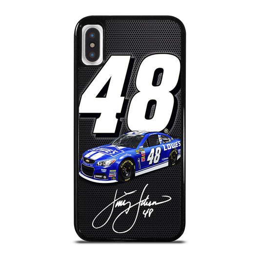 JIMMIE JOHNSON 48 NASCAR SIGNATURE 2 iPhone X / XS Case Cover