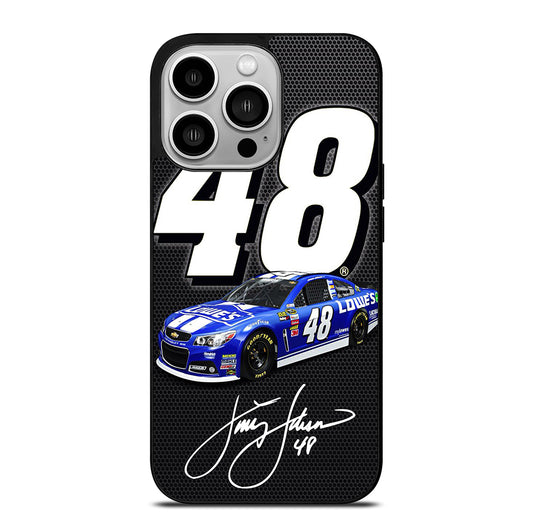 JIMMIE JOHNSON 48 NASCAR SIGNATURE 2 iPhone 14 Pro Case Cover