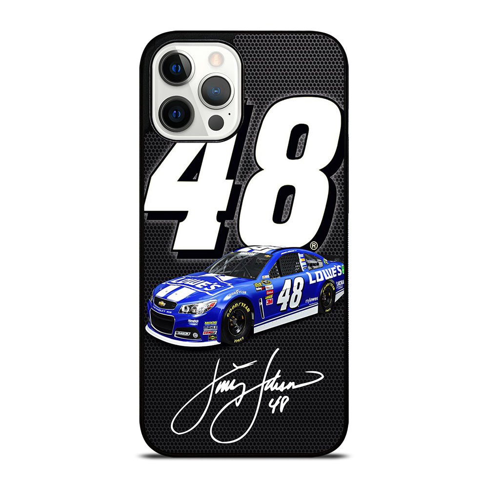 JIMMIE JOHNSON 48 NASCAR SIGNATURE 2 iPhone 12 Pro Max Case Cover