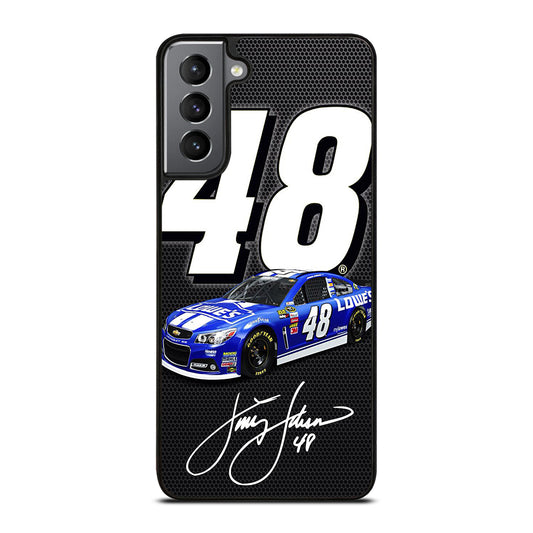 JIMMIE JOHNSON 48 NASCAR SIGNATURE 2 Samsung Galaxy S21 Plus Case Cover