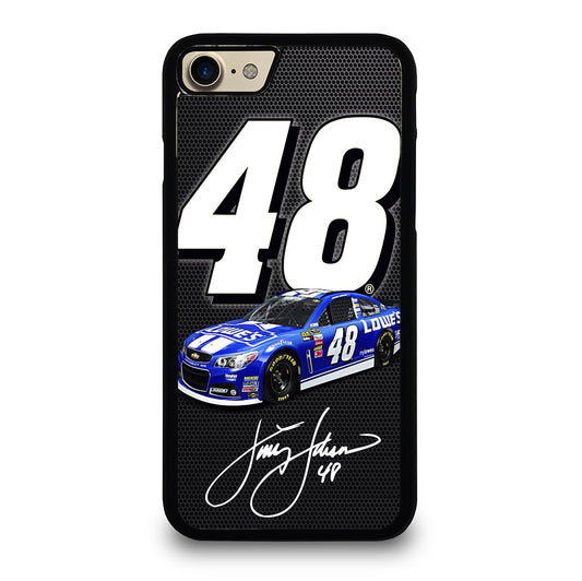JIMMIE JOHNSON 48 NASCAR SIGNATURE 2 iPhone 7 / 8 Case Cover