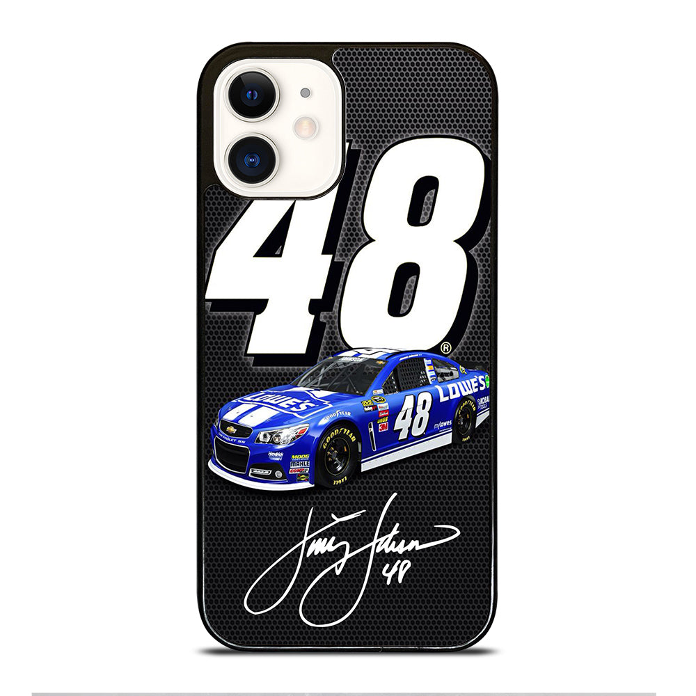 JIMMIE JOHNSON 48 NASCAR SIGNATURE 2 iPhone 12 Case Cover