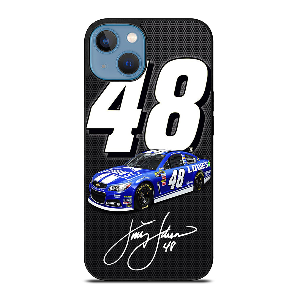 JIMMIE JOHNSON 48 NASCAR SIGNATURE 2 iPhone 13 Case Cover