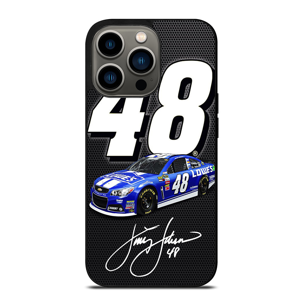 JIMMIE JOHNSON 48 NASCAR SIGNATURE 2 iPhone 13 Pro Case Cover
