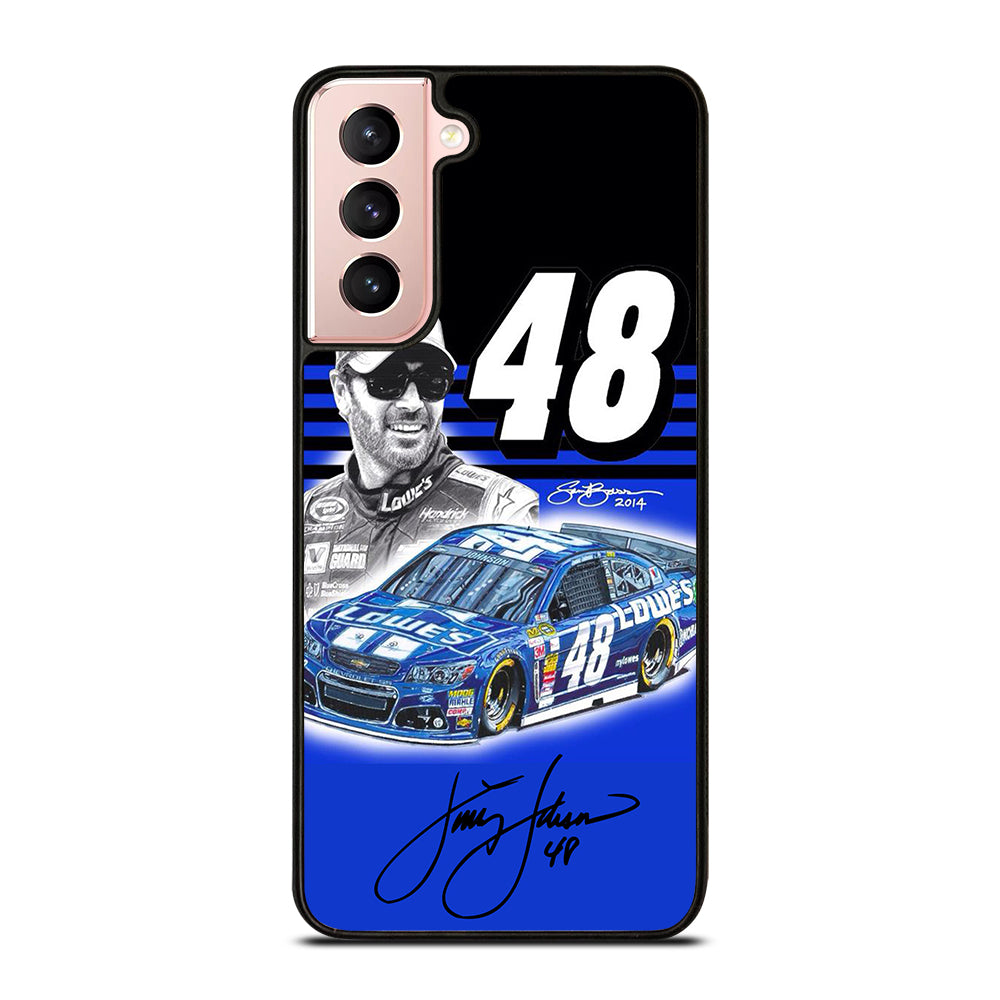 JIMMIE JOHNSON 48 NASCAR SIGNATURE 3 Samsung Galaxy S21 Case Cover