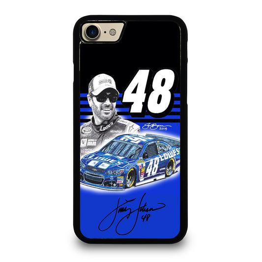 JIMMIE JOHNSON 48 NASCAR SIGNATURE 3 iPhone 7 / 8 Case Cover