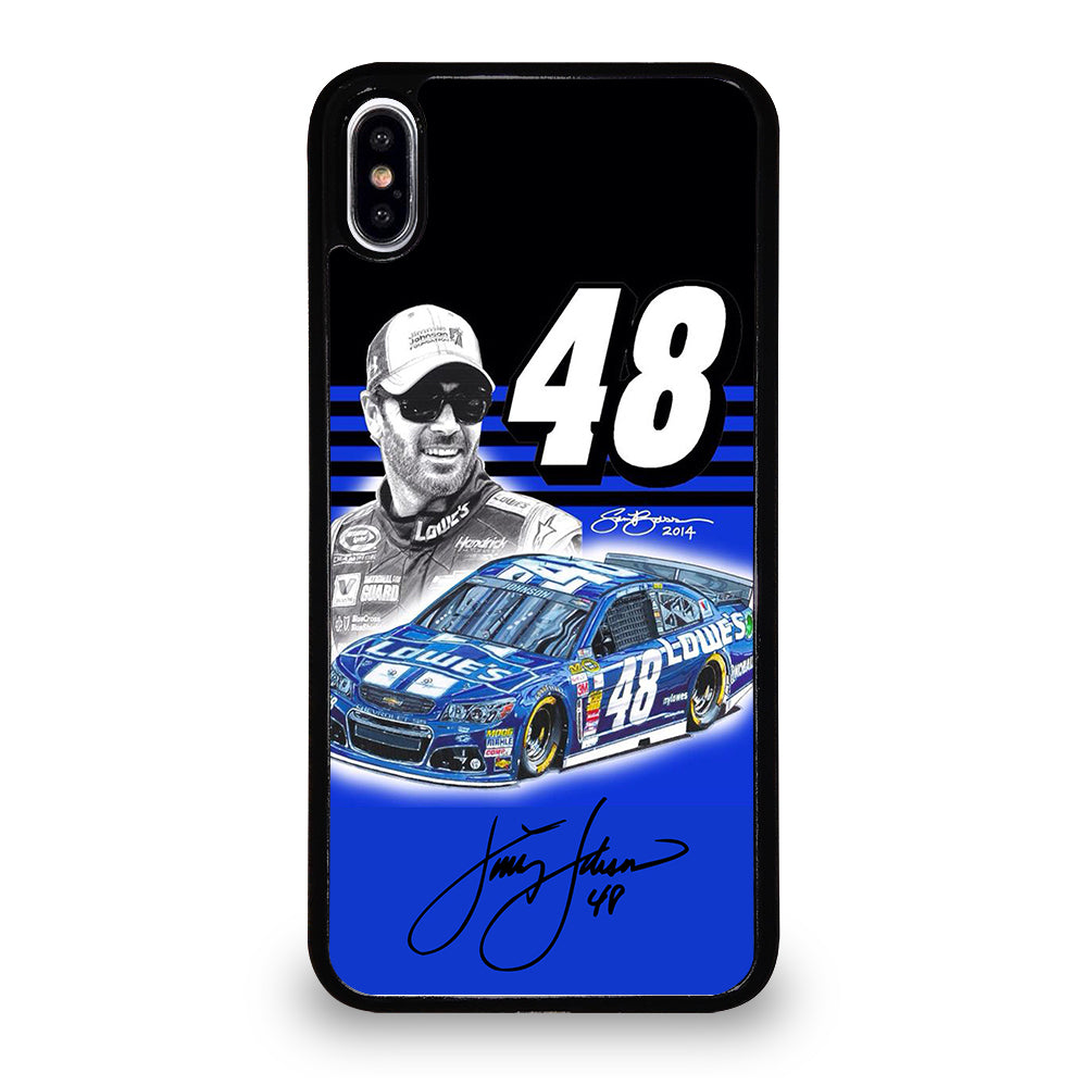 JIMMIE JOHNSON 48 NASCAR SIGNATURE 3 iPhone XS Max Case Cover