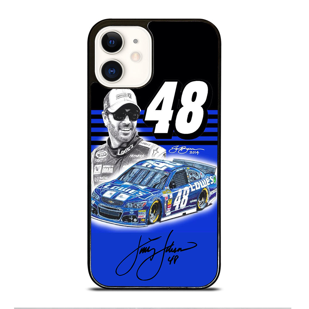 JIMMIE JOHNSON 48 NASCAR SIGNATURE 3 iPhone 12 Case Cover
