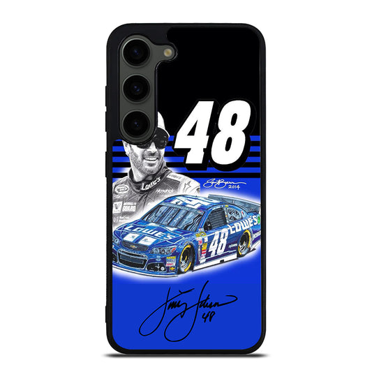 JIMMIE JOHNSON 48 NASCAR SIGNATURE 3 Samsung Galaxy S23 Plus Case Cover