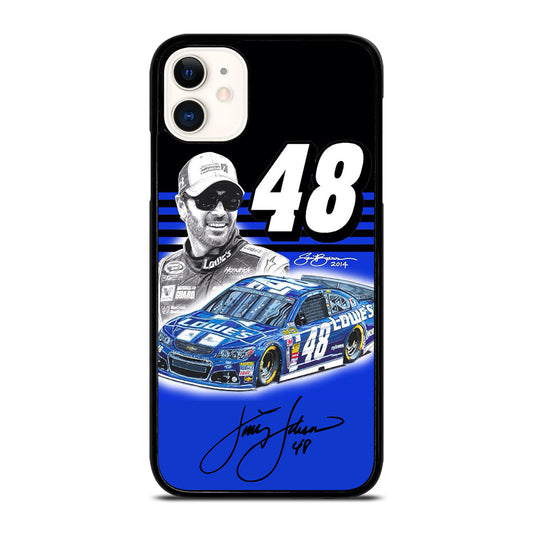 JIMMIE JOHNSON 48 NASCAR SIGNATURE 3 iPhone 11 Case Cover