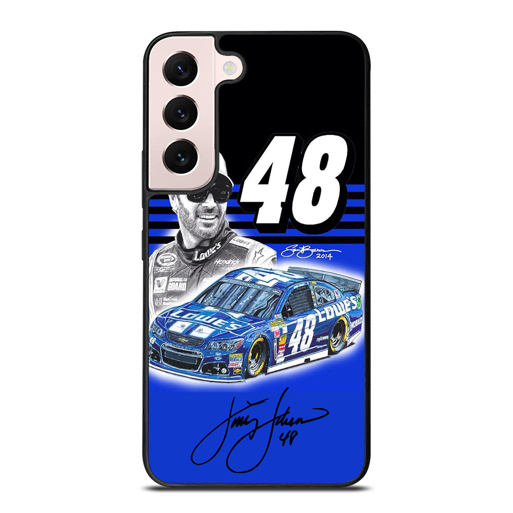 JIMMIE JOHNSON 48 NASCAR SIGNATURE 3 Samsung Galaxy S22 Plus Case Cover