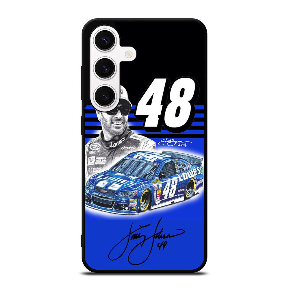 JIMMIE JOHNSON 48 NASCAR SIGNATURE 3 Samsung Galaxy S24 Case Cover