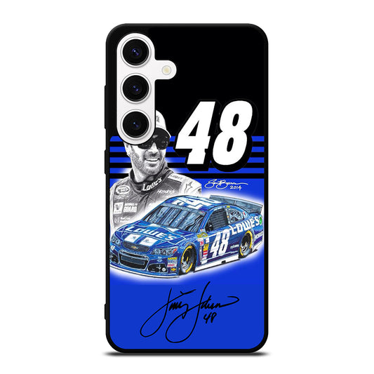 JIMMIE JOHNSON 48 NASCAR SIGNATURE 3 Samsung Galaxy S24 Case Cover