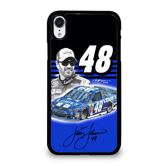 JIMMIE JOHNSON 48 NASCAR SIGNATURE 3 iPhone XR Case Cover