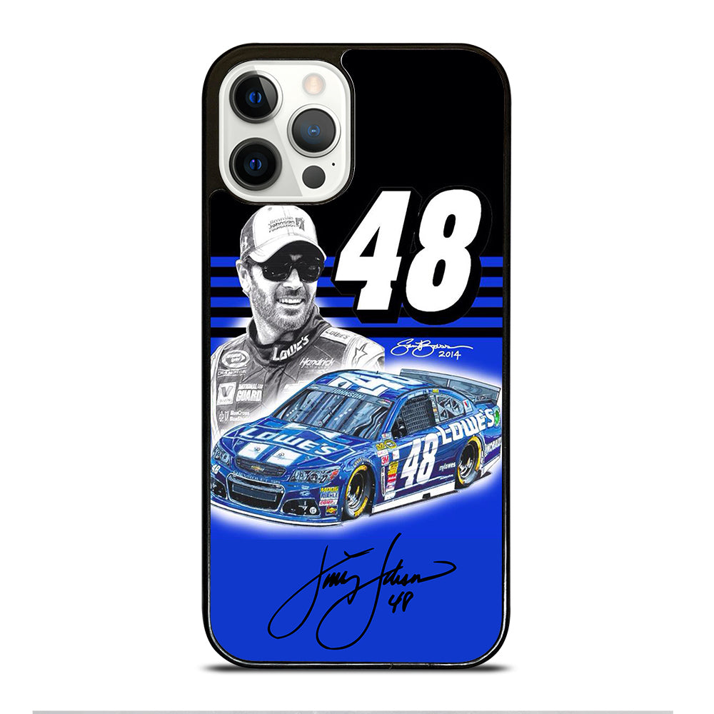 JIMMIE JOHNSON 48 NASCAR SIGNATURE 3 iPhone 12 Pro Case Cover