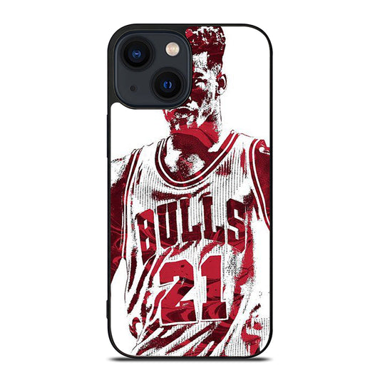 JIMMY BUTLER ART CHICAGO BULLS iPhone 14 Plus Case Cover