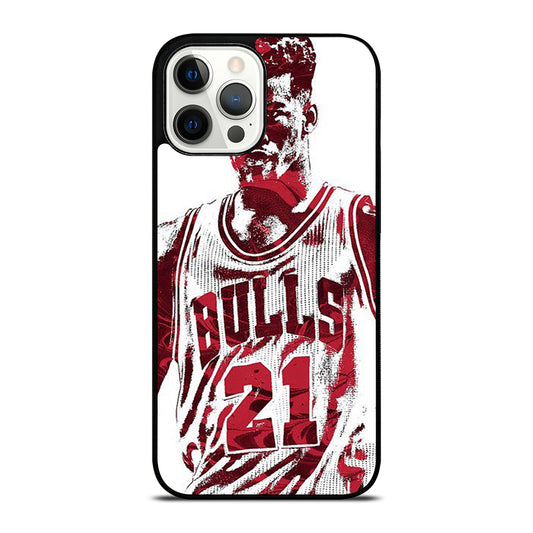 JIMMY BUTLER ART CHICAGO BULLS iPhone 12 Pro Max Case Cover