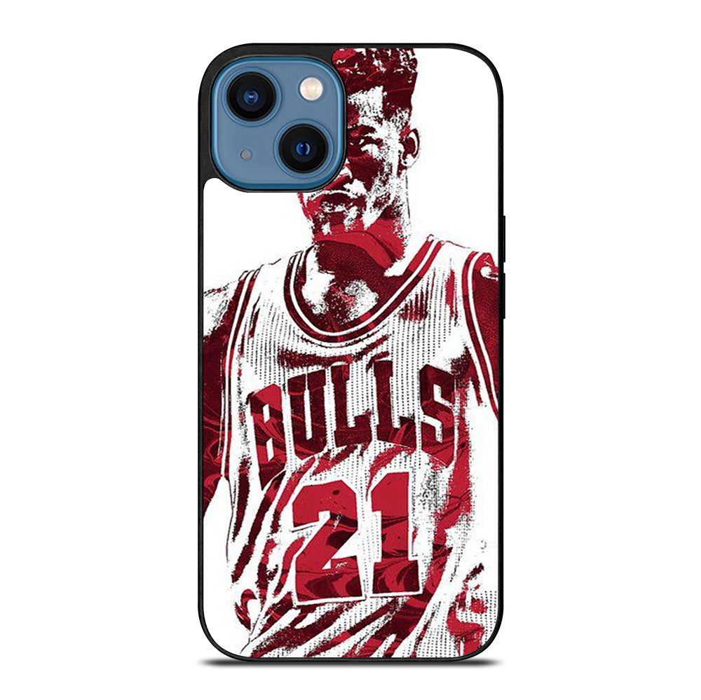 JIMMY BUTLER ART CHICAGO BULLS iPhone 14 Case Cover