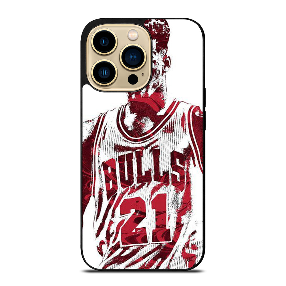 JIMMY BUTLER ART CHICAGO BULLS iPhone 14 Pro Max Case Cover