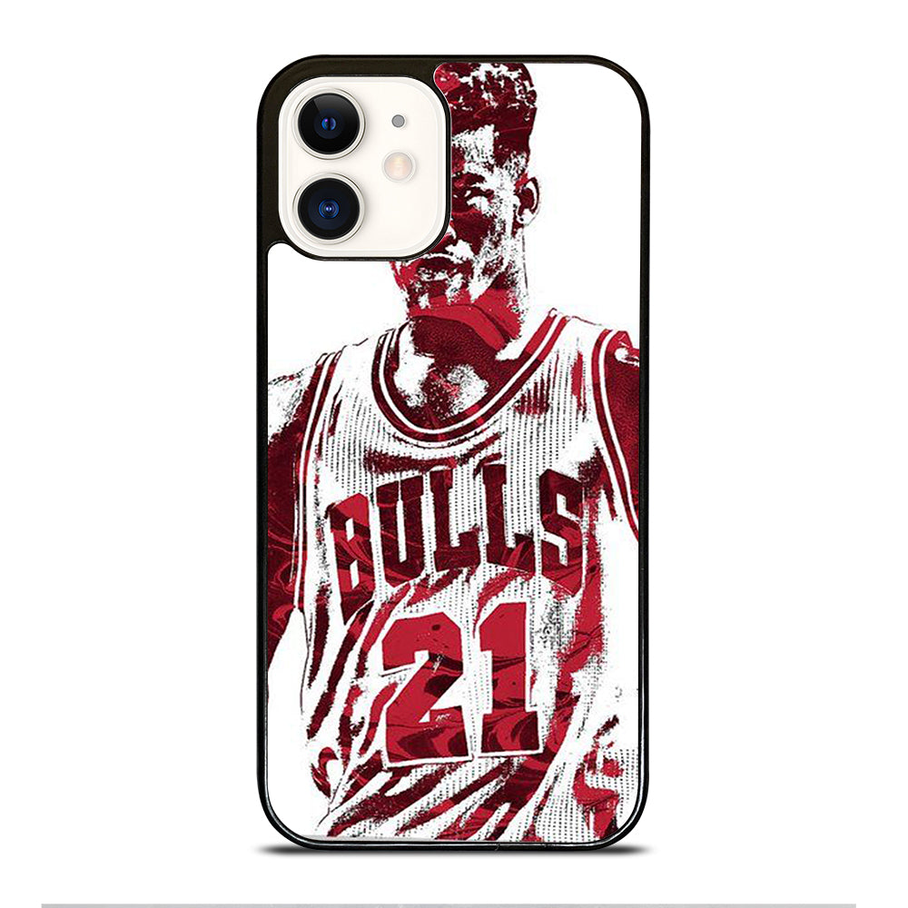 JIMMY BUTLER ART CHICAGO BULLS iPhone 12 Case Cover