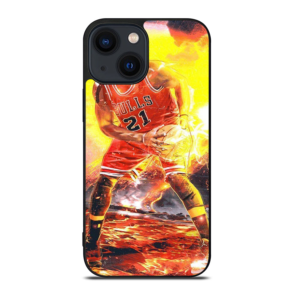 JIMMY BUTLER CHICAGO BULLS BASKETBALL NBA 2 iPhone 14 Plus Case Cover