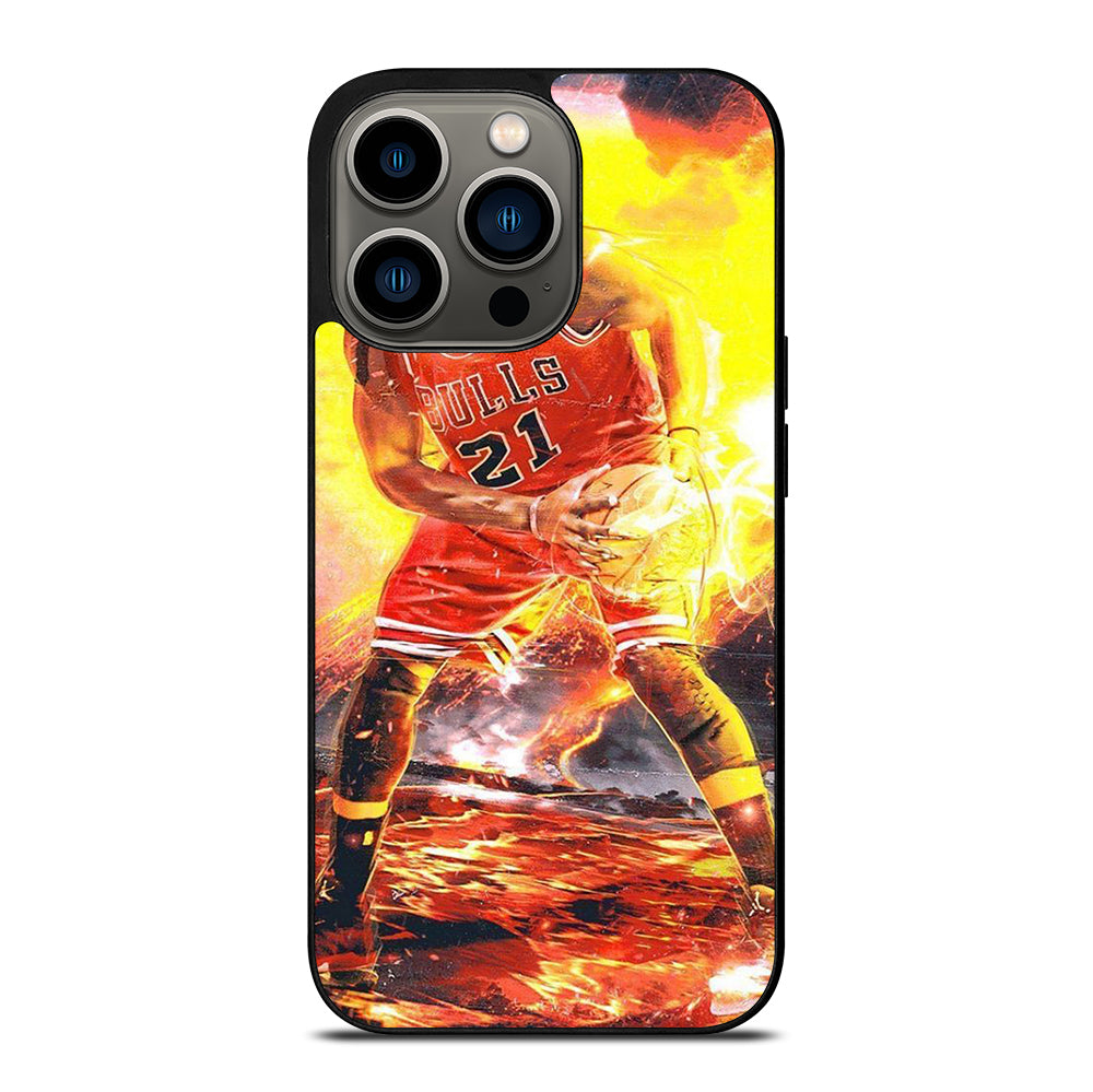 JIMMY BUTLER CHICAGO BULLS BASKETBALL NBA 2 iPhone 13 Pro Case Cover