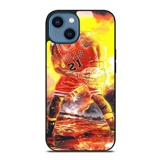 JIMMY BUTLER CHICAGO BULLS BASKETBALL NBA 2 iPhone 14 Case Cover