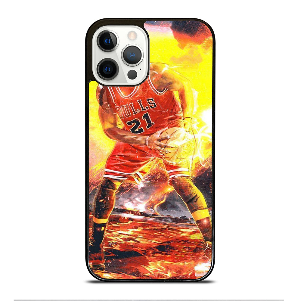 JIMMY BUTLER CHICAGO BULLS BASKETBALL NBA 2 iPhone 12 Pro Case Cover