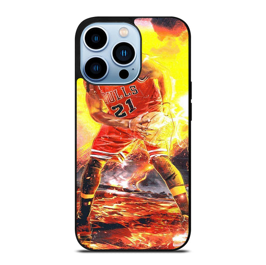 JIMMY BUTLER CHICAGO BULLS BASKETBALL NBA 2 iPhone 13 Pro Max Case Cover