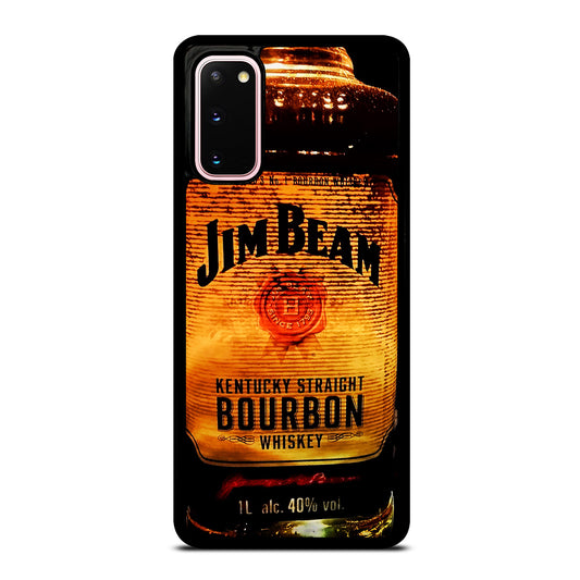 JIM BEAM WHISKEY BOTTLE 3 Samsung Galaxy S20 Case Cover