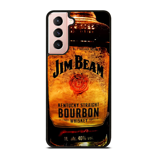 JIM BEAM WHISKEY BOTTLE 3 Samsung Galaxy S21 Case Cover