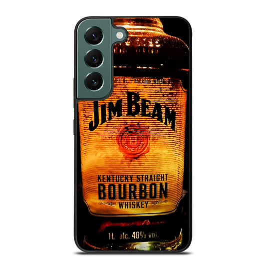 JIM BEAM WHISKEY BOTTLE 3 Samsung Galaxy S22 Case Cover