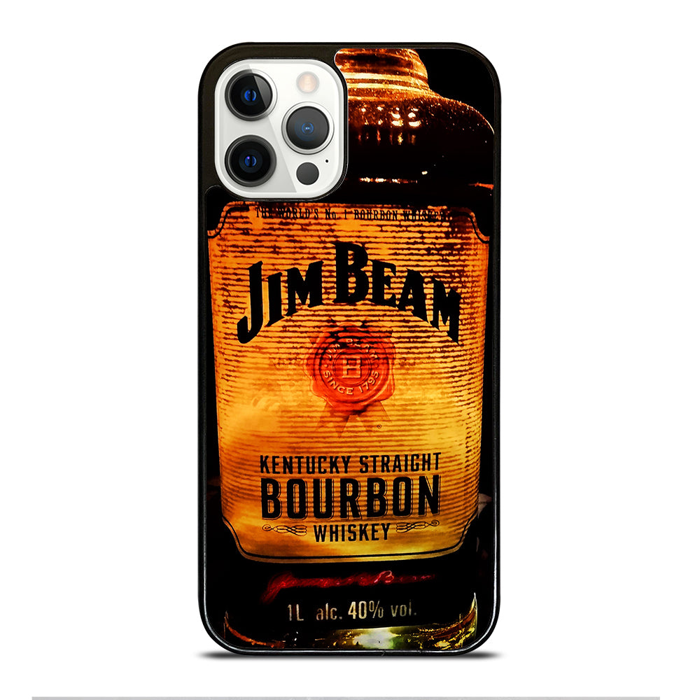 JIM BEAM WHISKEY BOTTLE 3 iPhone 12 Pro Case Cover