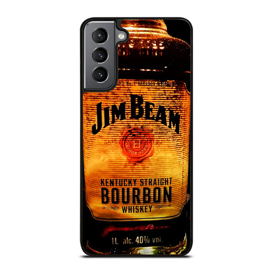 JIM BEAM WHISKEY BOTTLE 3 Samsung Galaxy S21 Plus Case Cover